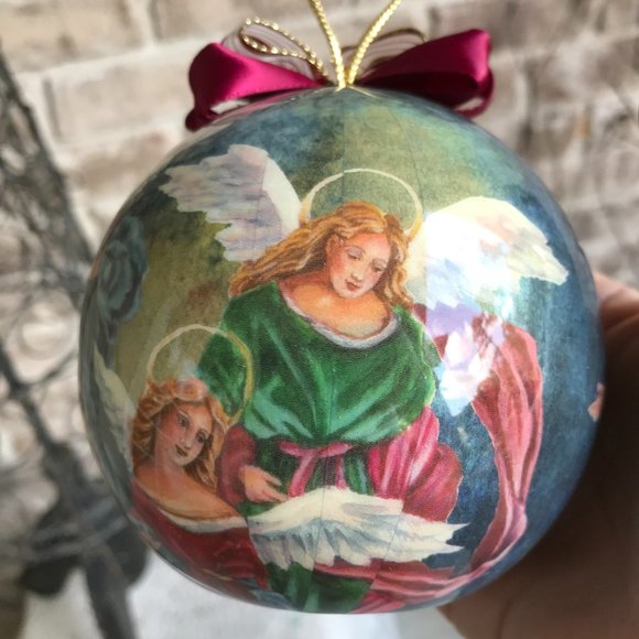 Angel Ornament Tomorrow Today Christmas Vintage - Picture 2 of 15
